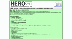 Desktop Screenshot of herosoft.de