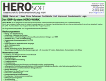 Tablet Screenshot of herosoft.de